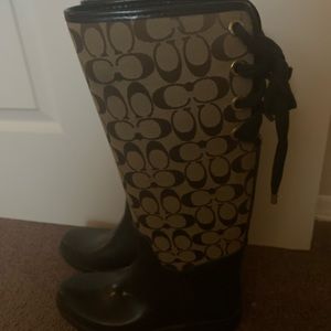 Coach Rain boots